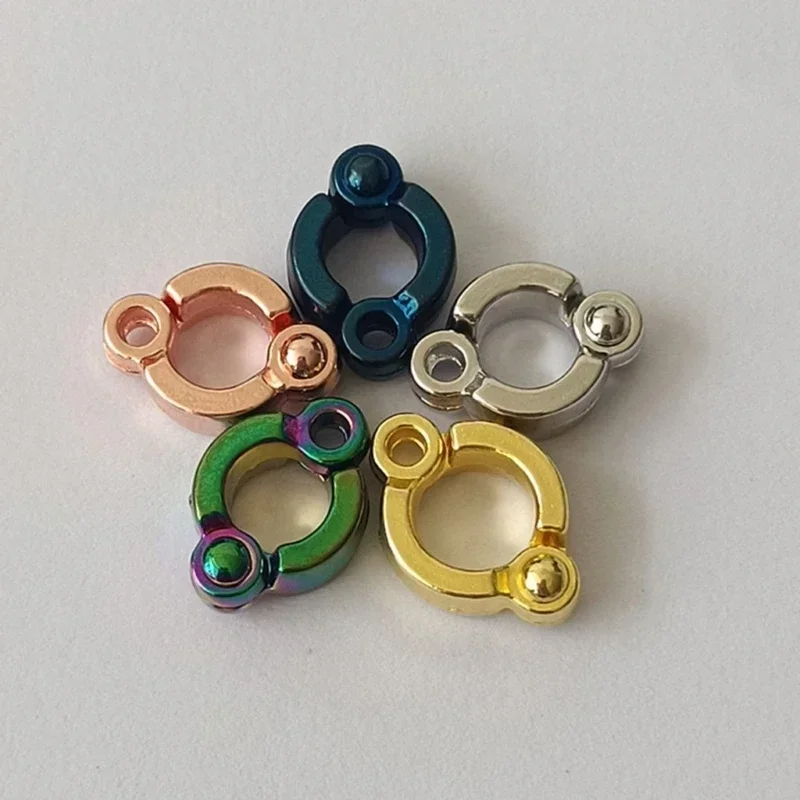 Parrot Foot Rings Metal Pet Bird Leg Rings Outdoor Fly Training Activity Anti-Lost Opening Clip Leash Accessories 4-15mm bird foot rings,bird leg rings,bird rings