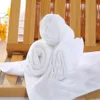 10pc White Soft Microfiber Fabric Face Towel Hotel Bath Towel Wash Cloths Hand Towels Portable Multifunctional Cleaning Towel 수건 3