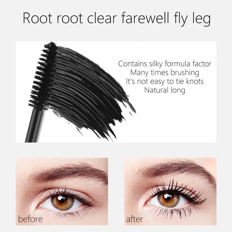 

Розовая черная Водостойкая тушь для ресниц, густая натуральная тушь для завивки, стойкая новая тушь для ресниц, густая водостойкая тушь