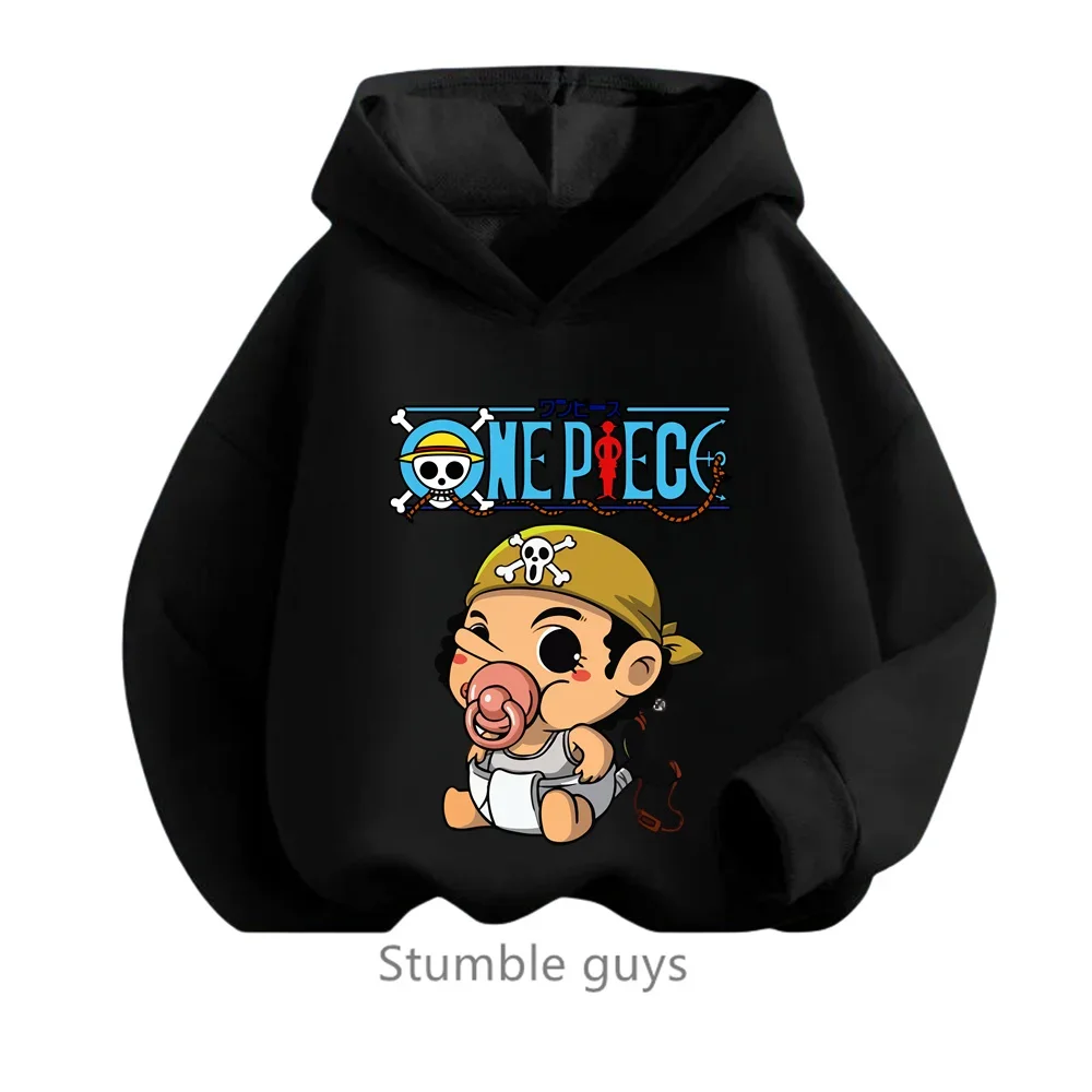 thumbnail image 1 of Sudadera con capucha de Anime One Pieces, ropa para niños, ropa para primavera y otoño para niñas, sudadera con dibujos animados de Luffy Zoro, traje para adolescentes, camisetas con capucha de Sonic, 1 of 5