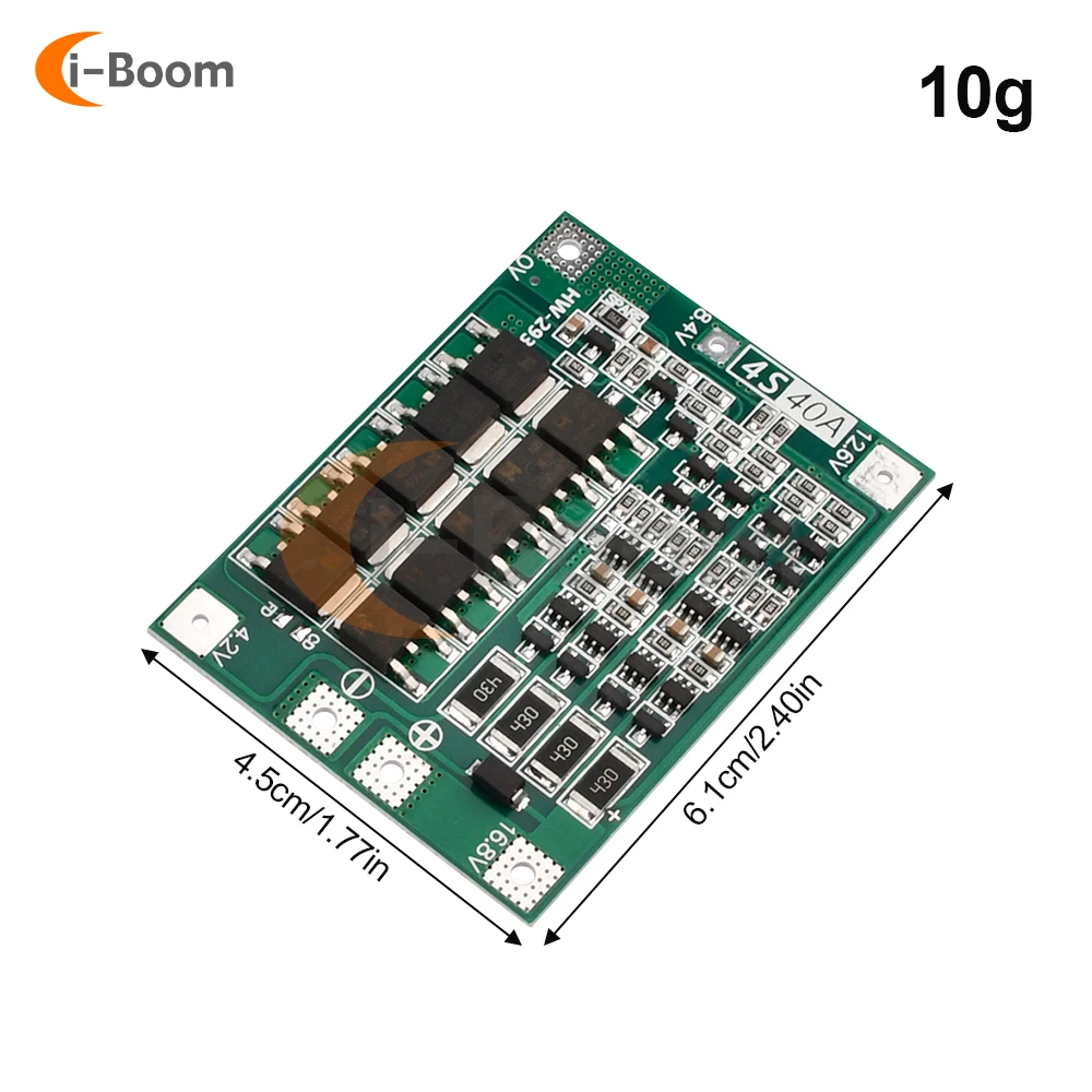 16.8V 4S 30A 18650 batteria agli ioni di litio BMS PCB circuiti integrati scheda di protezione scheda di bilanciamento delle celle della batteria - Image 6