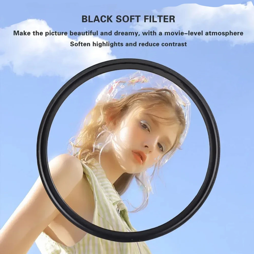 Black Mist Diffusion Filter - Softens Highlights & Reduces Contrast