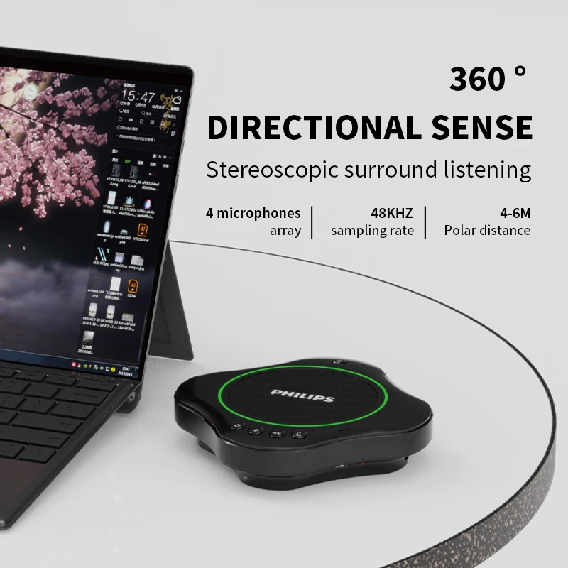 PHILIPS PSE0500 Original bluetooth SmartMeeting Speaker Microphone for business Conferance Online Meeting