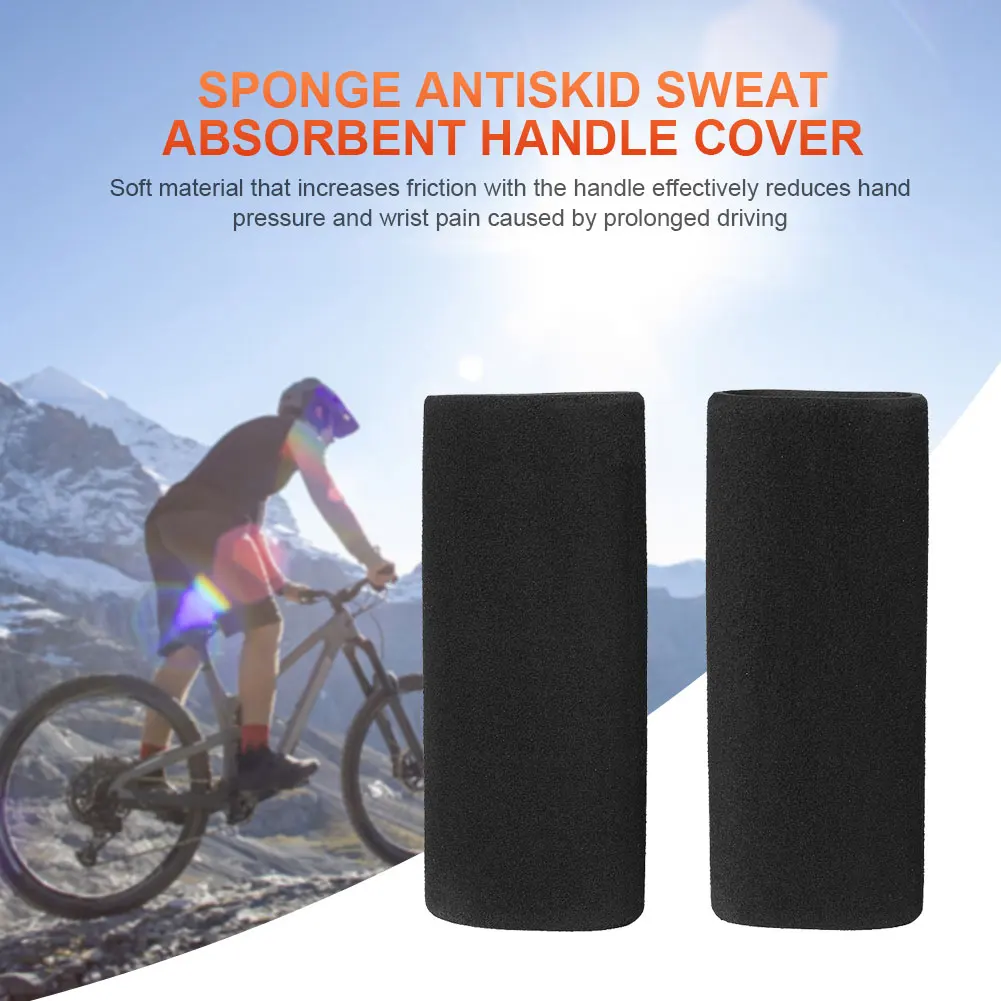 Motorcycle Handlebar Grip Sleeve Universal Universal Handle Grip Cover Anti-Slip Anti- Vibration for Motorbikes Motorboats Bikes