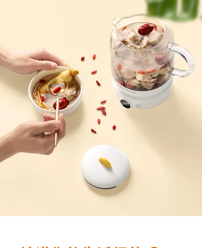 Description Picture 6 of itemMiniature Glass Flower Teapot Health Pot Tea Maker Electric Kettle Cooking Pot Kitchen Appliances