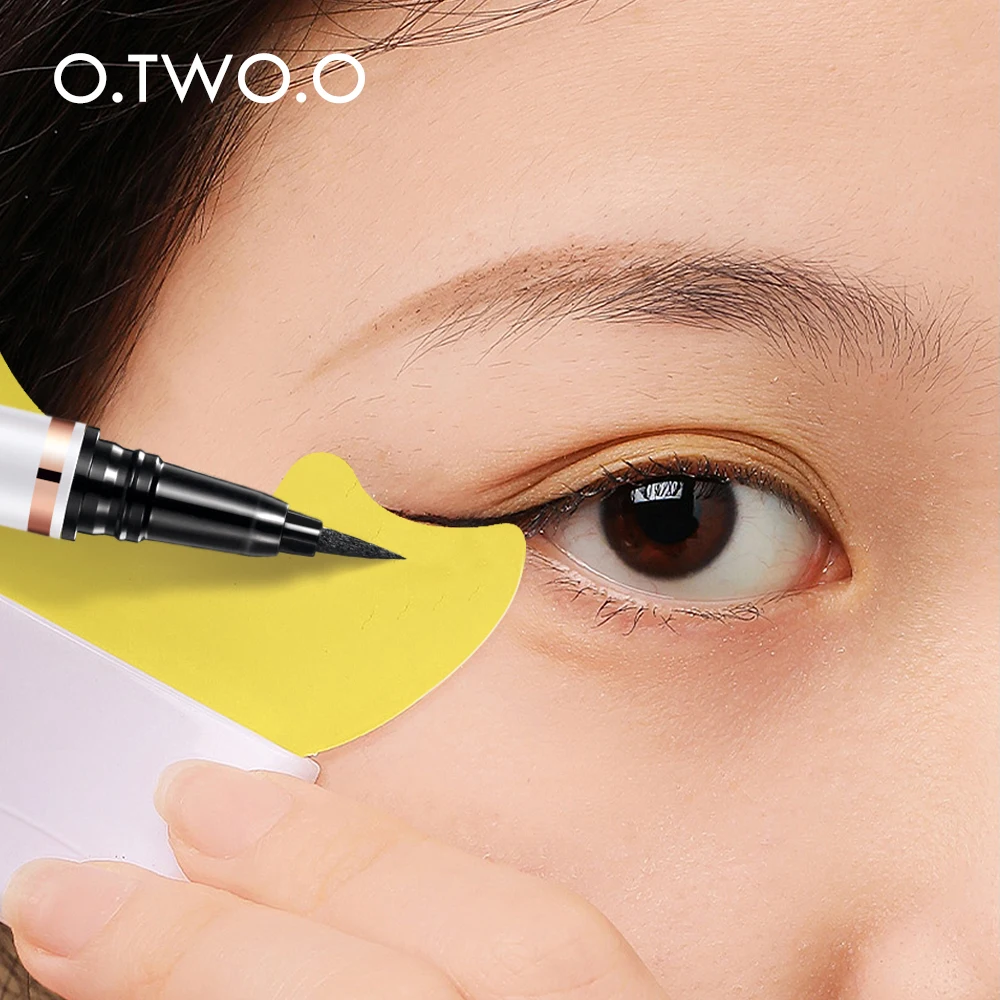 Silicone Eyeliner Stencils Eye Makeup Template Shaping Tool Portable Mascara Baffle Eyeliner Eyeshadow Makeup Supplies