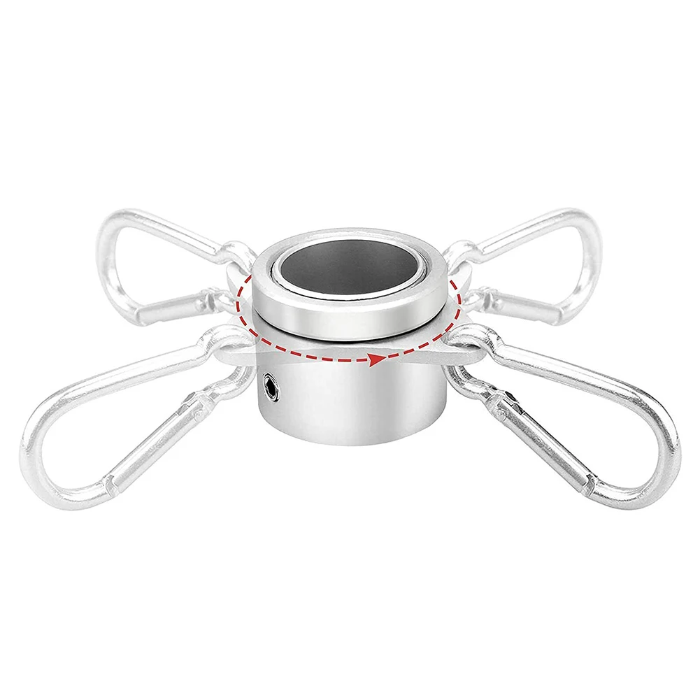 Parts Flag Pole Ring For 0.75-1 Inch Pole Sliver&deg; Rotating Aluminum Alloy Aluminum Swivel Ring Anti-Wrap
