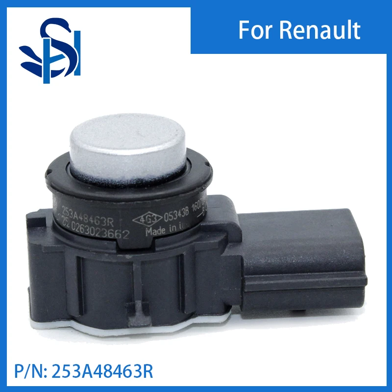 

253A48463R PDC Датчик парковки радар серебристый цвет для Renault Clio IV Captur Kaptur Talizman Scenic 4 Trasero