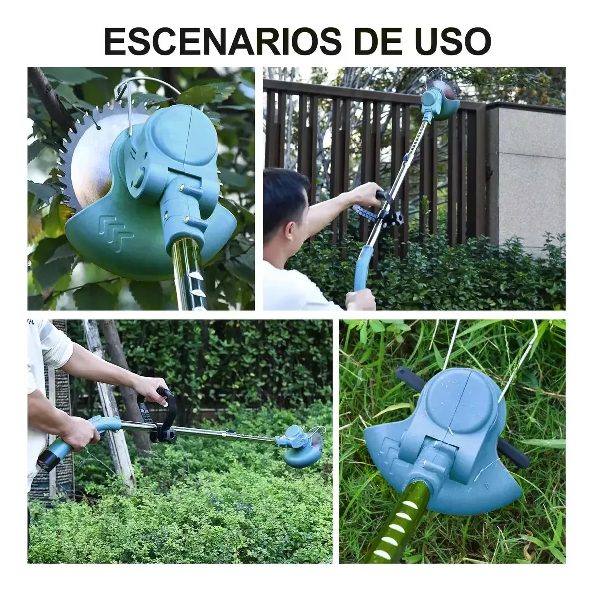 Cordless Lawn Mower Handheld Electric Grass Trimmer Adjustable Garden Tools For Makita 12V Battery 5