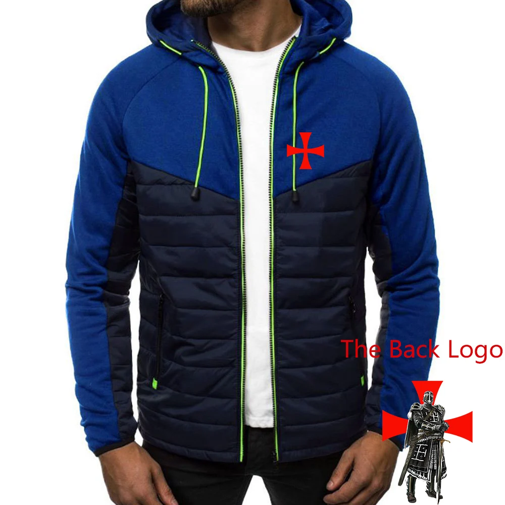 Men's Knights Templar Printed Hoodie Tracksuit