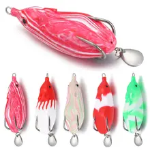 

High Quality Soft Sea Fishing Bionic Squid Lures Frog Shape Fishing Lure Bass Bait