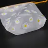 Drawstring Waterproof Matte Packaging Storage Bag Transparent Storage Bag Clothing Wardrobe Storage For Household itemsTravel 4