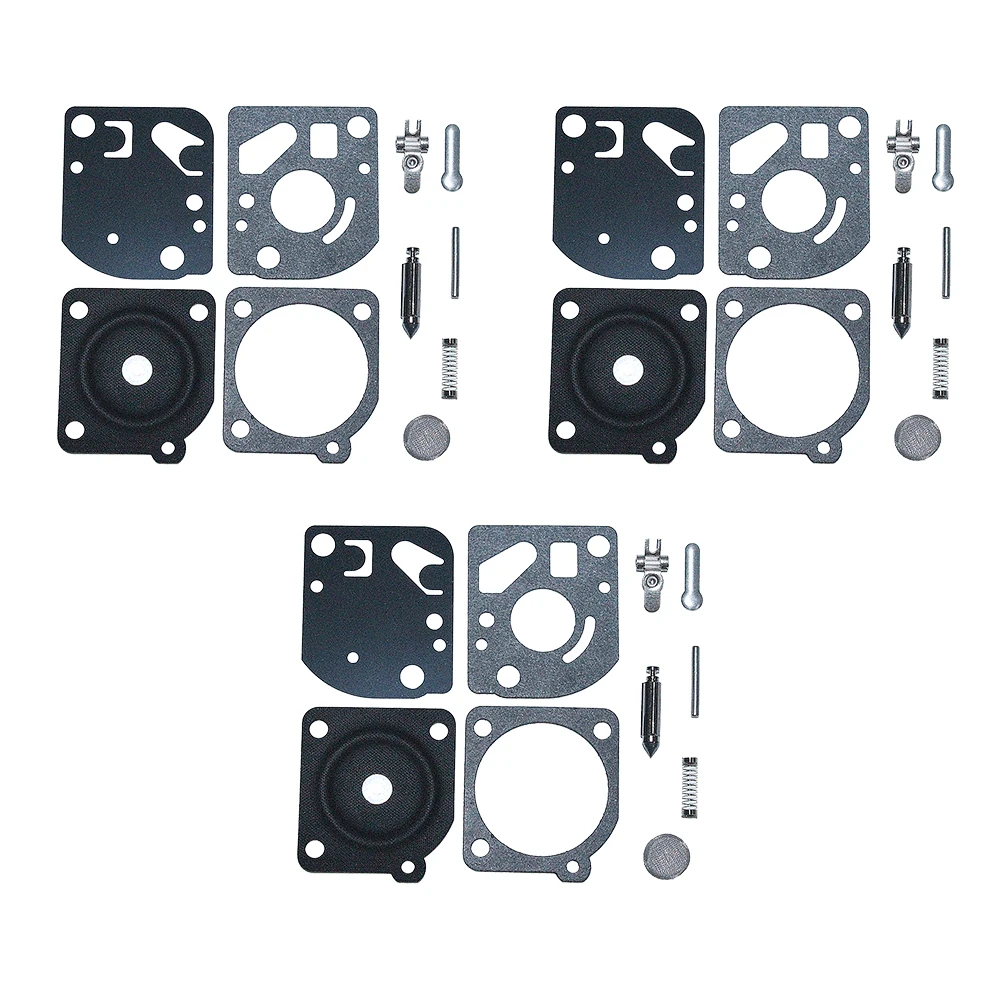 3PCS Carburetor Repair Kit For Poulan Weedeater FL20 FL23 FL25 FL26 FX26 MX550 MX557
