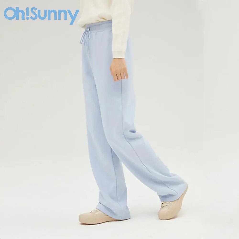 OhSunny Women Jogging Pants High Waist Elastic Sports Trousers Gym Running Training Fitness Trouser Casual Loose Sportswear
