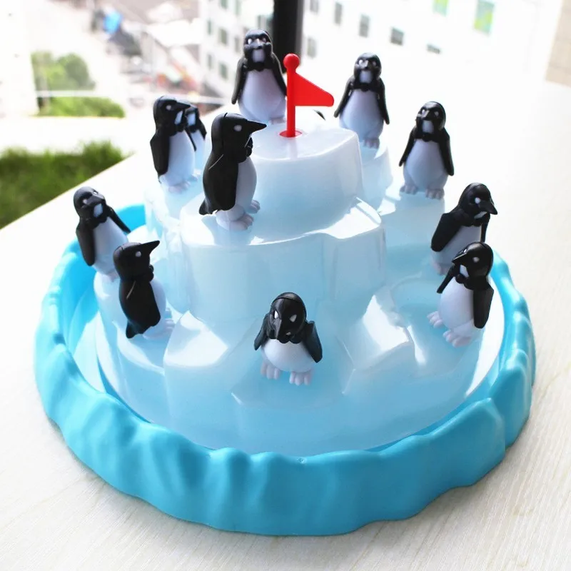 Iceberg Stacked Penguin Balanced toys Board Game Puzzle Toys Early Education Gathering party game props birthday gift for kids 3