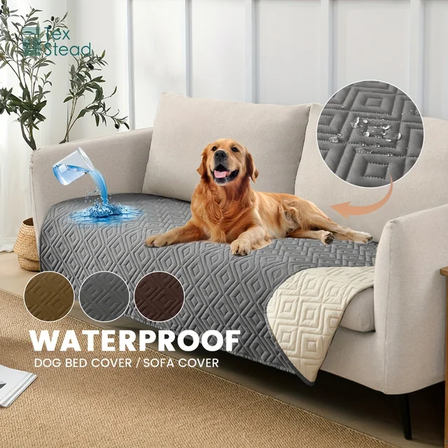 Dog Couch Blanket Tcksstex Waterproof And Non-Slip Dog Bed Cover