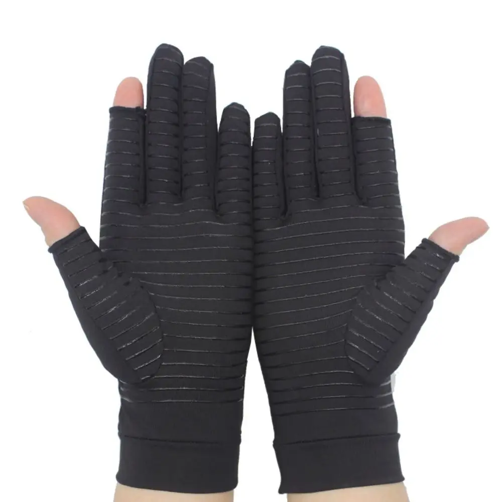 

Outdoor Sports Half Finger Touch Screen Gloves Black Fall Winter Running Hiking Driving Cycling Gloves for Women Men Gift