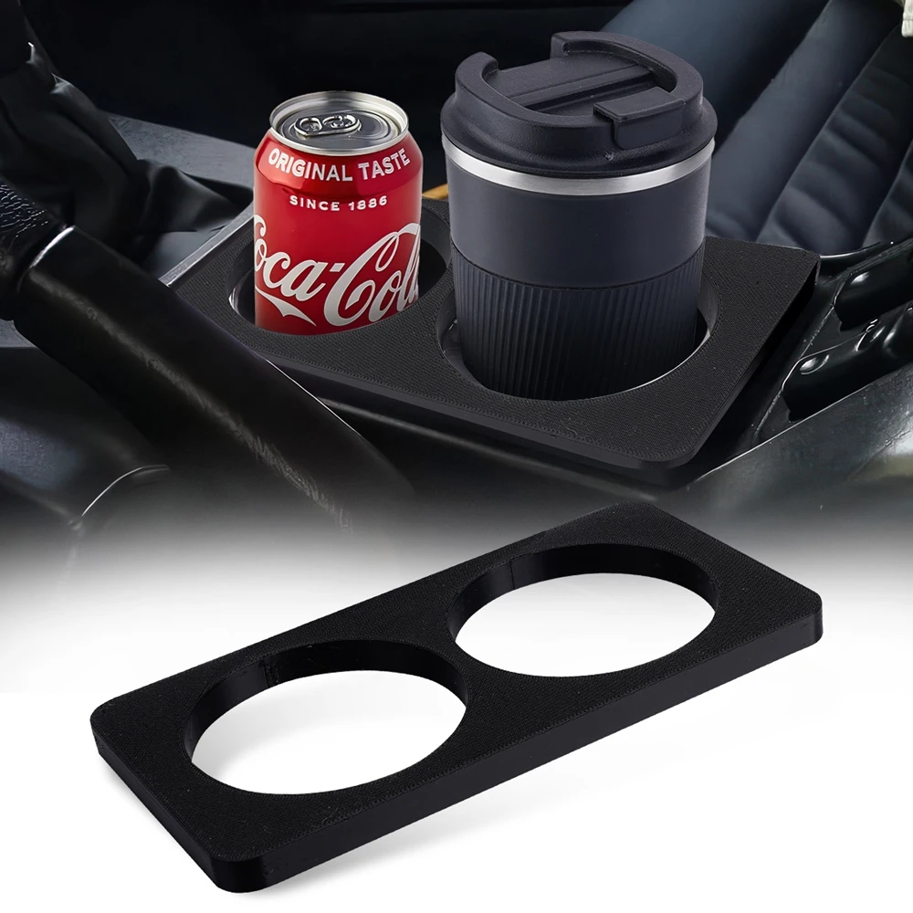 Sleek Black Tray Cup Holder