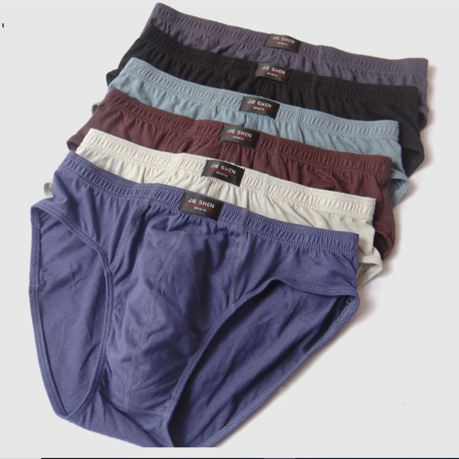 Description Picture 3 of itemJIESHEN New  Stripe Briefs Sale 4pcs/Lot Mens Brief Cotton Mens Underwear Pant For Men Sexy Underwear