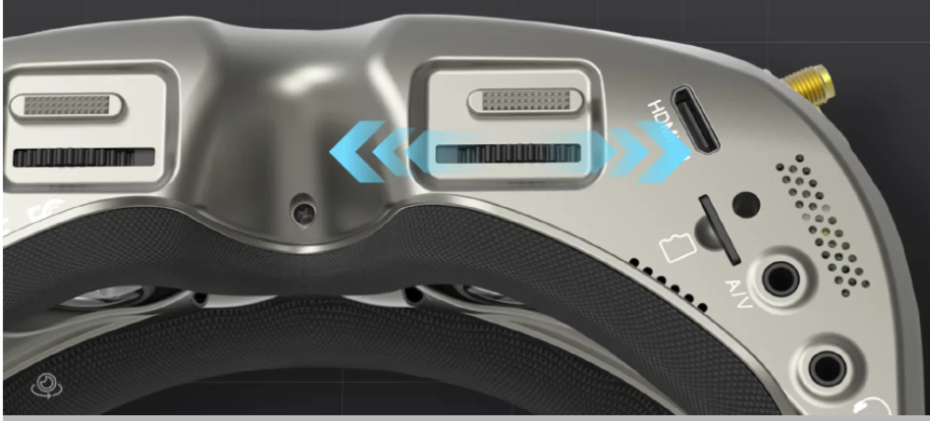 SKYZONE SKY04X PRO Lunettes FPV 1920x1080 OLED 5.8G 48CH Steadyview DVR