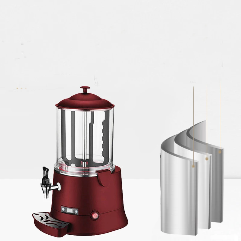 110V 220V Hot Chocolate Machine 10L Drinking Hot Chocolate Dispenser Milk Tea Soy Bean Coffee Wine Dispenser Kitchen Appliance