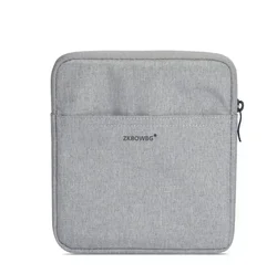Compact Protective Zipper Sleeve (Light Grey)