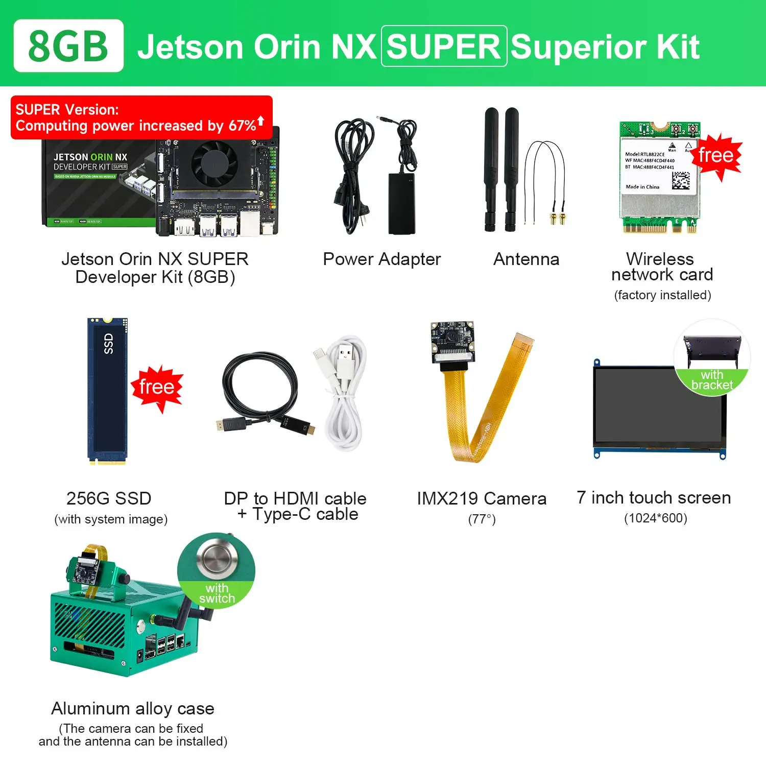 [新品] NVIDIA Jetson Orin NX 16GB NVIDIA Jetson Orin NX 16GB - moduł z procesorem ARM Cortex