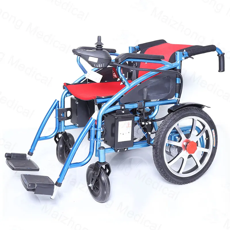 Cheap Price Powerful Motor Lightweight Portable Folding Power Wheelchair Disabled Electric Wheelchair