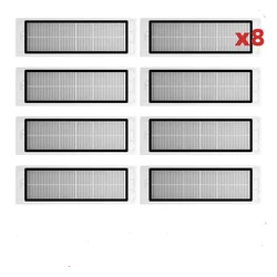 Premium Brush Mops and HEPA Filters for Robotic Vacuum Cleaners (8PCS Filter)