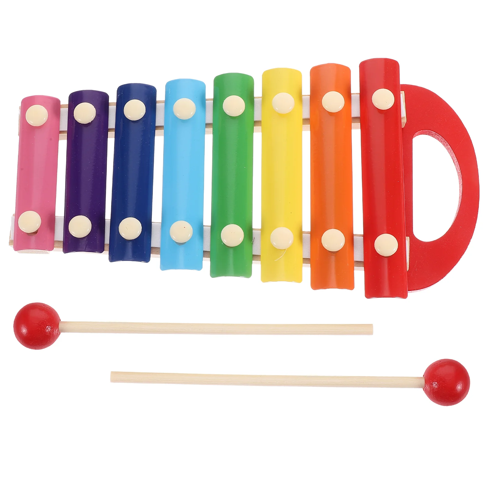 

Musical Instruments Toddler Percussion Xylophone Wooden Mallets Kids Toy Kit Hand Knocking Baby Child for
