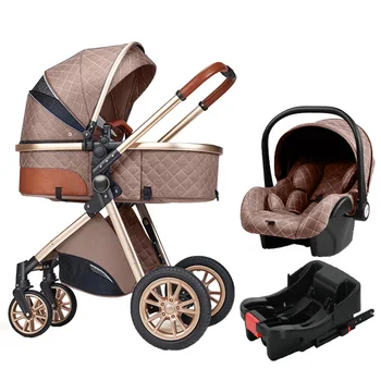 Luxury Portable 3 in 1 Baby Stroller Travel Pram
