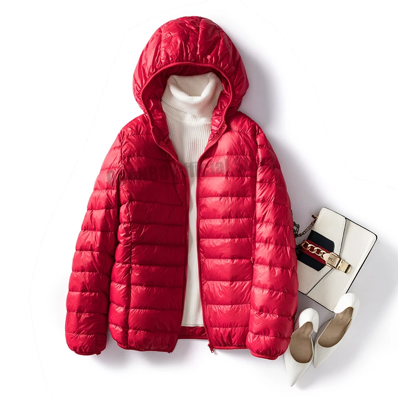 Over Size 5xl 6xl 7xl Women Ultra Lightweight Packable Autumn Winter Warm Jackets 2023 New Arrivals Female Slim Short Down Coat