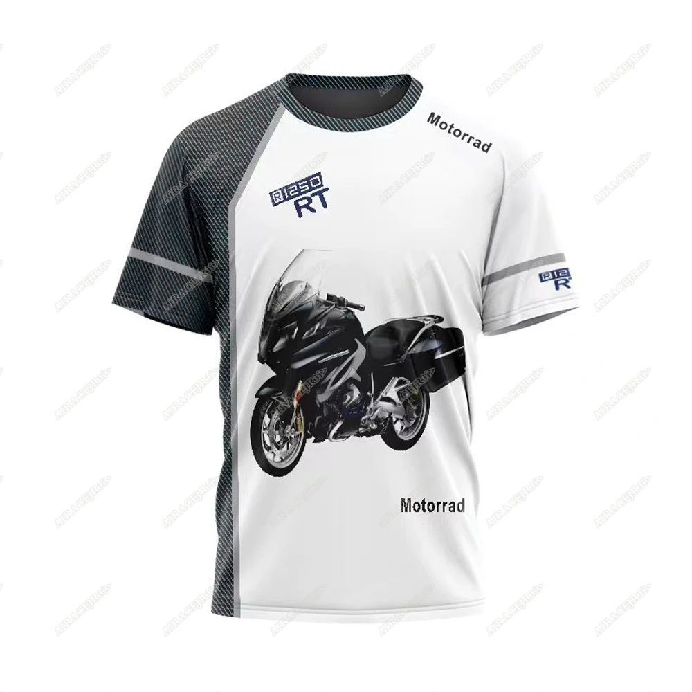 For BMW R1250 RT Motorrad ADVENTURE Sports Racing Motorcycle Motos Riding Summer Breathable Quick Dry Men's T-shirt