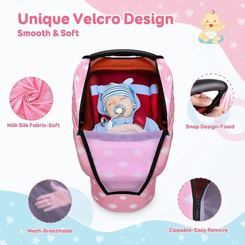 Baby carrier cover Baby carrier warming Pushchair cover Child seat Nursing towel Stroller