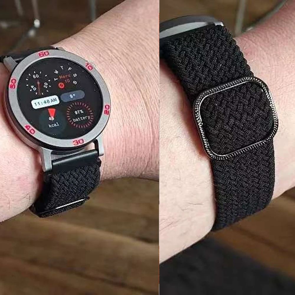 Sports Nylon Watchband Strap, 20mm/22mm Adjustable