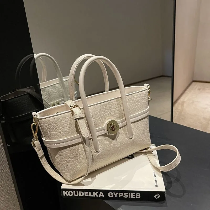 

2023 New Foreign Handbag Bag Work Commuting Summer Bag Niche Women's Bag Large Capacity Shoulder Crossbody Bag Top-Handle Bags