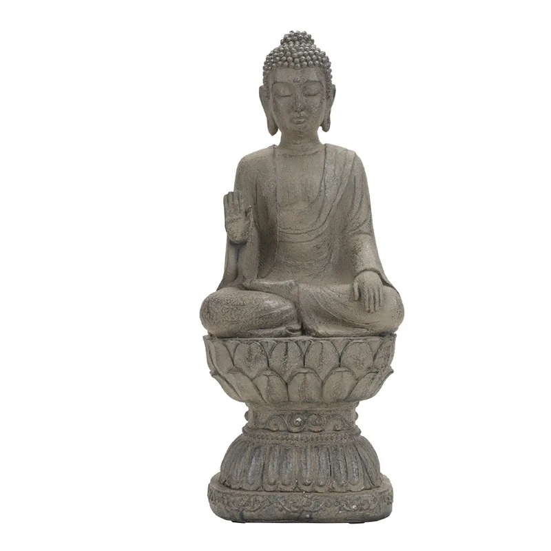 Chinese Zen Buddha Statue Decoration Home Living Room Porch Tea Room Southeast Asian Decorative Resin Crafts Decoration