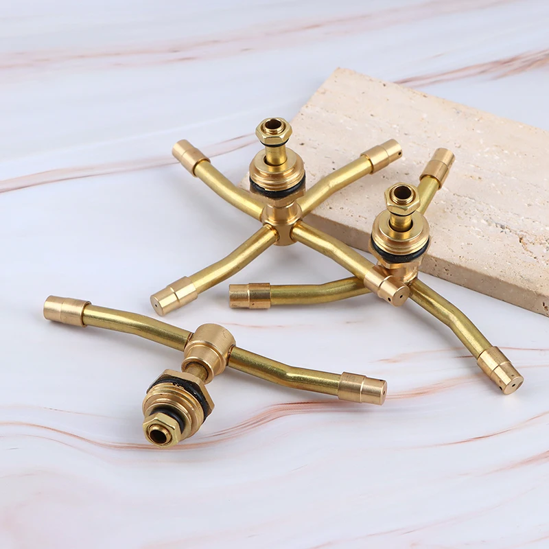 1Pc 2/3/4 Arm 360&deg;Automatic Rotary Whirling Sprinkler Garden Lawn Irrigation Watering Nozzle Spray Rotating Brass Sprayer garden sprinkler irrigation sprinklers garden irrigation nozzle garden sprayer nozzles