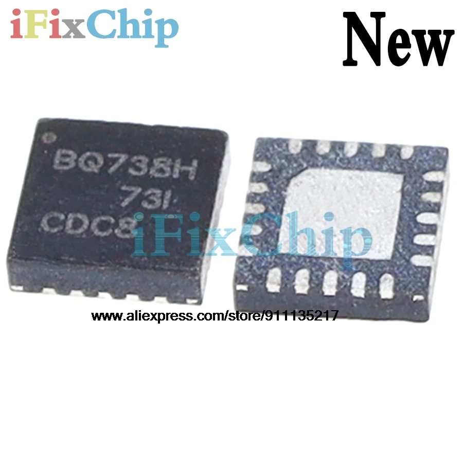 

(5 шт.) 100% Новый чипсет BQ24738HRGRT BQ24738H BQ738H стандартная цветовая температура