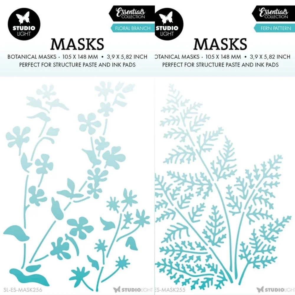 

Stencils Botanical Masks Pattern Graffiti Drawing Tool Spray Painting Template DIY Window Scrapbooking Decor