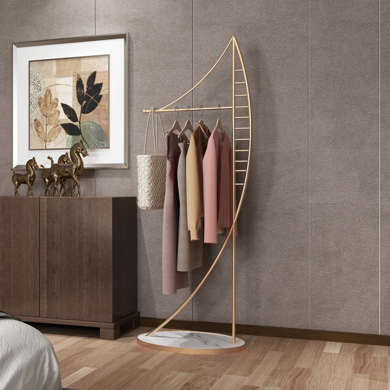 

Bedroom Entrance Clothes Rack Boutique Golden Place Saving Clothes Rack Minimalist Bedroom Burro Ropa Perchero Bedroom Furniture