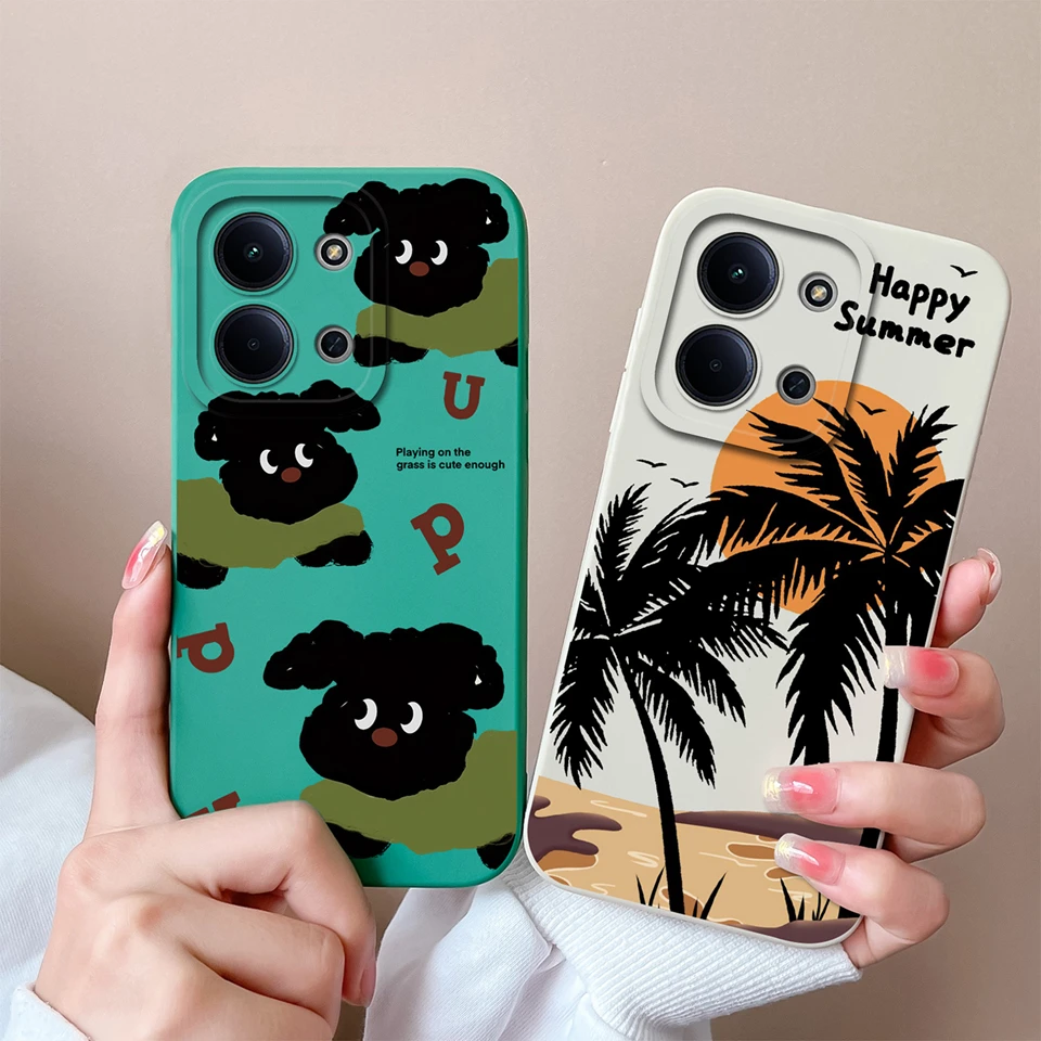 Cute Astronaut Girl Shockproof Silicone Phone Case - Durable Back Cover
