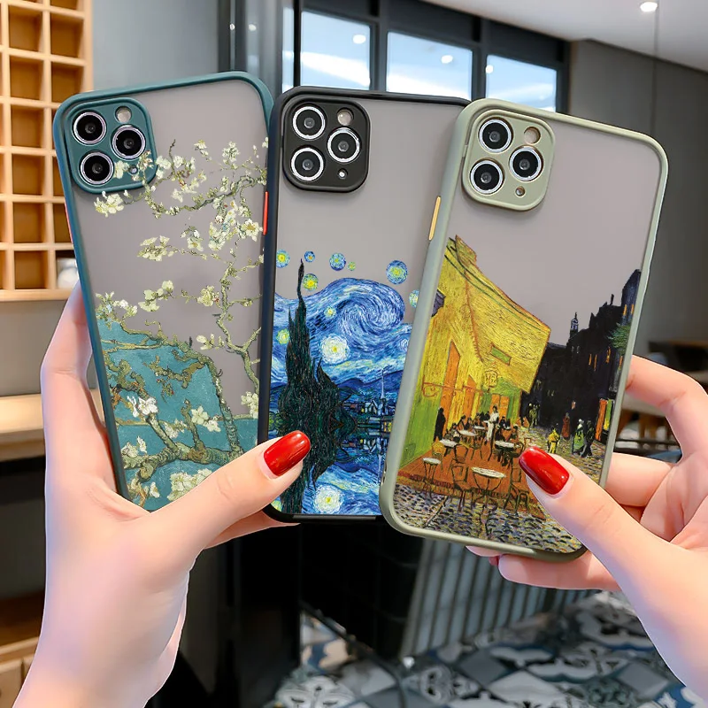 Van Gogh Oil Painting Soft Shockproof Phone Case Cover