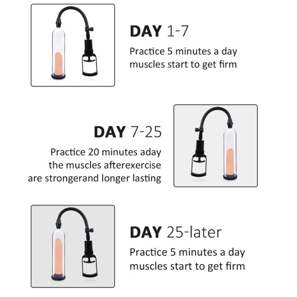 Penis Vacuum Pump Manual Vacuum Stimulate for Man Extender Penis Pump Male Enlarger Trainer Masturbation Adults Sex Toys 18