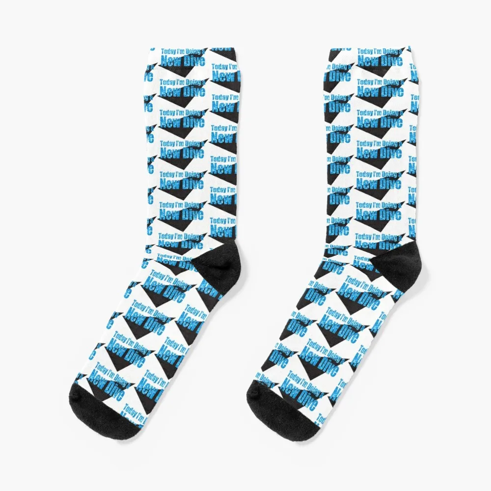 

Today I'm Doing A New Dive Socks floral winter thermal compression Men's Socks Luxury Women's