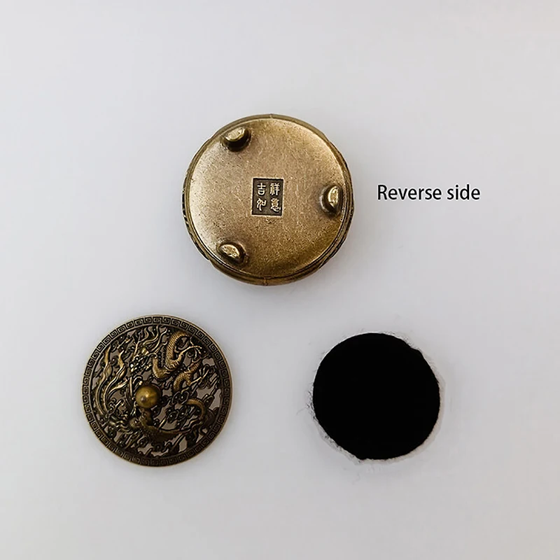 New 1PC Alloy Incense Burner Chinese Buddha Lotus Flower Incense Holder Handmade Censer For Buddhist Home Office Decoration 6