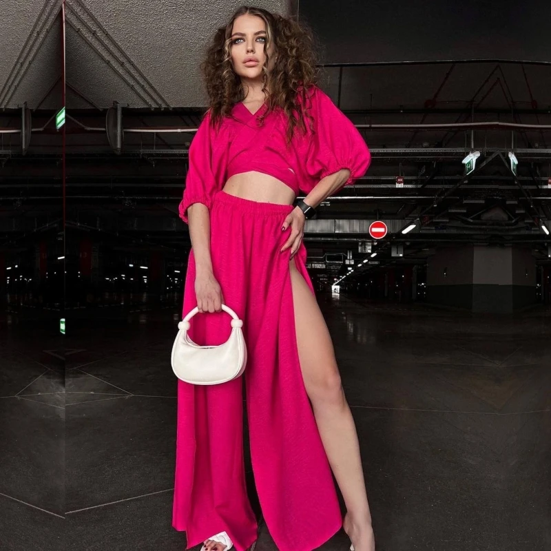 

Женский офисный комплект из 2 предметов, рубашка с длинным рукавом, топ и брюки