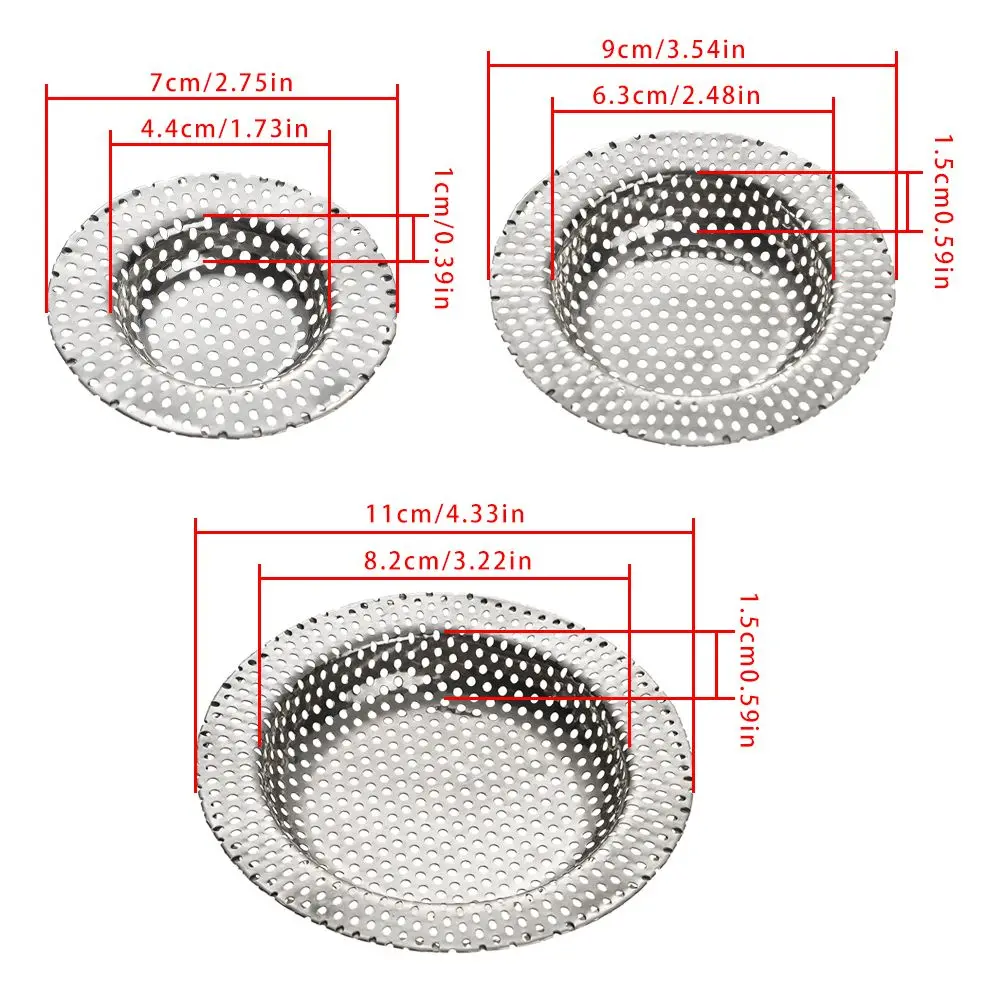 Bathroom Stopper Shower Anti Clog Hair Clean Up Mesh Trap Waste Catcher Sink Strainer Drain Filter drain filter shower water stopper shower drain cover silicone drain stopper drain stopper basin drain stopper drain strainer hair catcher stopper floor drain filter shower drain bathroom sink stopper bathroom sink plug basin sink drain washbasin drain plug