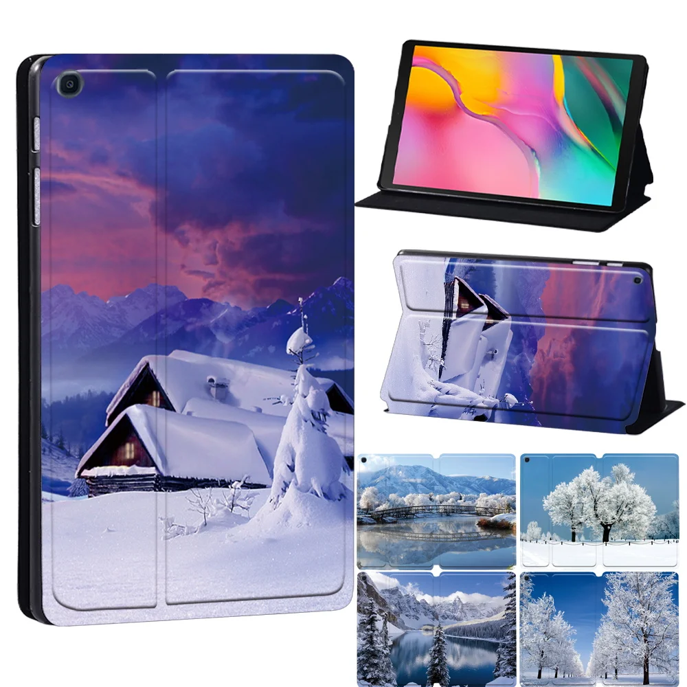 Tablet Case For Samsung Galaxy Tab A8 10.5 Inch/A7 Lite 8.7/A6 10.1/A 9.7 10.1 10.5 Inch/Tab S6 10.4 Inch With Snowview Series