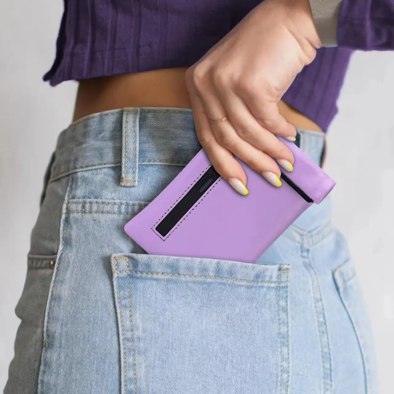 PU Leather Portable Storage Pouch